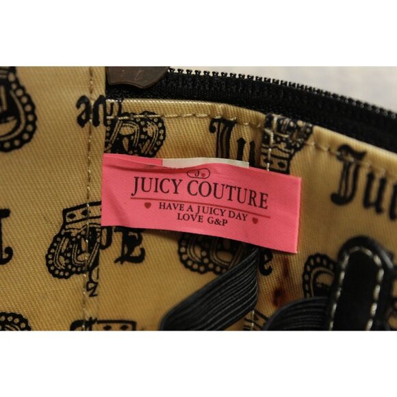 JUICY COUTURE Sugar‎ & Spice Velour Train Case Y2K Embroidered Makeup Bag - Picture 15 of 16